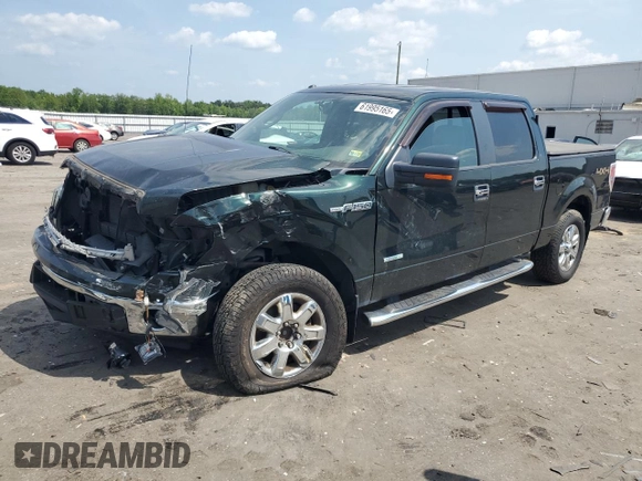2014 Ford F-150 XL with VIN 1FTFW1ET3EKG39910, listed as a Copart auction lot 61995165 with 139,067 mi miles and Salvage title. Bid and sale history available at DreamBid. Image 1.