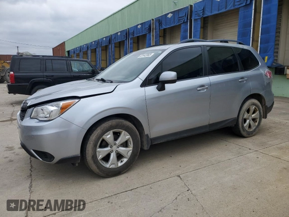 2014 Subaru Forester 2.5i Premium with VIN JF2SJAEC4EH450128, listed as a Copart auction lot 52442065 with 221,511 mi miles and Salvage Title. Bid and sale history available at carsss.com. Image 1.