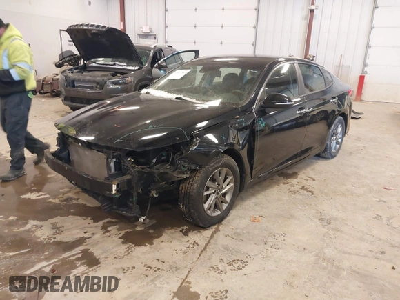 2019 Kia Optima LX with VIN 5XXGT4L31KG376856, listed as a IAAI auction lot 41427583 with 74,339 mi miles. Bid and sale history available at carsss.com. Image 17.