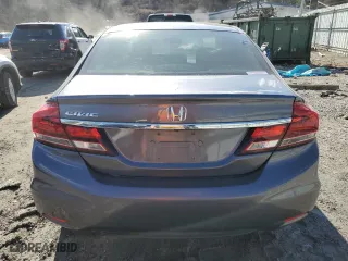 2015 Honda Civic Sedan LX with VIN 2HGFB2F52FH509628, listed as a Copart auction lot 46159885 with 150,759 mi miles and Salvage Title. Bid and sale history available at carsss.com. Image 6.
