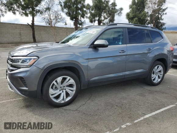 2023 Volkswagen Atlas SE z VIN 1V2JR2CA6PC545279, wystawiony jako Copart lot #49107785 z przebiegiem 38 349 mil mil oraz Szkoda całkowita • Salvage title. Historia ofert i sprzedaży dostępna na DreamBid. Obrazek 1.