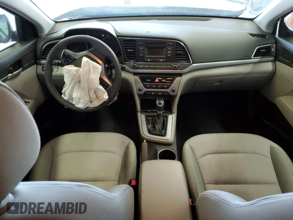 2017 Hyundai Elantra SE with VIN 5NPD74LF9HH076318, listed as a Copart auction lot 58965025 with 73,032 mi miles and Salvage title. Bid and sale history available at DreamBid. Image 8.