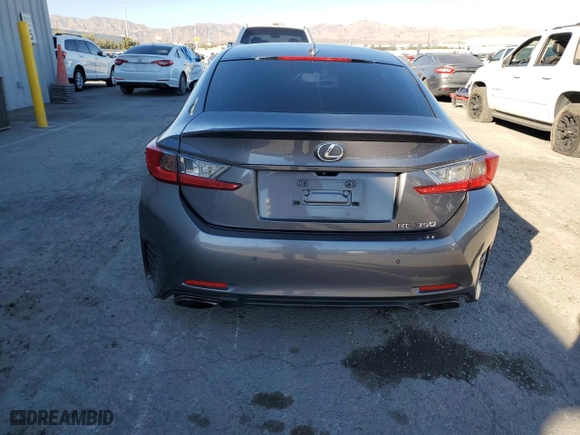 2015 Lexus RC 350 with VIN JTHHE5BC4F5002787, listed as a Copart auction lot 79684214 with 101,773 mi miles and Salvage Title. Bid and sale history available at carsss.com. Image 6.