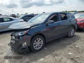 2021 Chevrolet Equinox LT with VIN 3GNAXKEV0ML379047, listed as a Copart auction lot 58841945 with 49,474 mi miles and Salvage title. Bid and sale history available at DreamBid. Image 1.