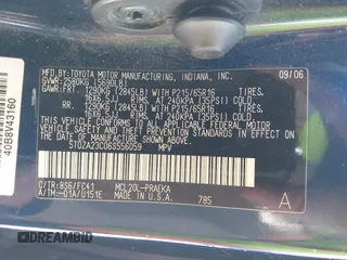2006 Toyota Sienna CE with VIN 5TDZA23C06S556059, listed as a IAAI auction lot 42033813 with 199,149 mi miles and . Bid and sale history available at DreamBid. Image 9.