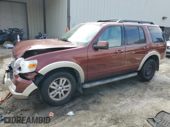 2010 Ford Explorer Eddie Bauer z VIN 1FMEU7E83AUA69823, wystawiony jako Copart lot #49108195 z przebiegiem 150 407 mil mil oraz Szkoda całkowita • Salvage title. Historia ofert i sprzedaży dostępna na DreamBid. Obrazek 1.