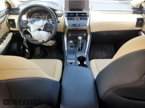 2021 Lexus NX with VIN JTJDARBZ9M2181900, listed as a Copart auction lot 50131785 with 35,595 mi miles and Salvage Title. Bid and sale history available at carsss.com. Image 8.