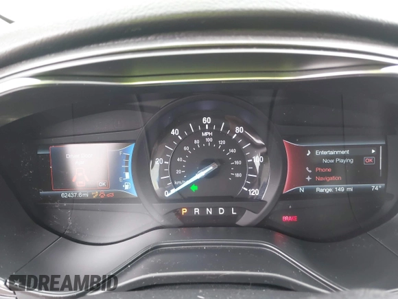 2019 Ford Fusion Titanium with VIN 3FA6P0SU1KR285161, listed as a IAAI auction lot 42092870 with 62,437 mi miles and . Bid and sale history available at DreamBid. Image 7.