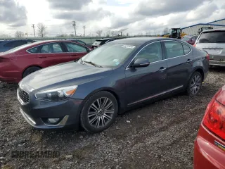 2014 Kia Cadenza Premium with VIN KNALN4D70E5131854, listed as a Copart auction lot 50291935 with 136,862 mi miles and Salvage Title. Bid and sale history available at DreamBid. Image 1.