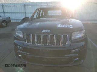 2012 Jeep Grand Cherokee SRT8 with VIN 1C4RJFDJ1CC311983, listed as a Copart auction lot 87966635 with 0 mi miles and Non Repairable. Bid and sale history available at carsss.com. Image 5.