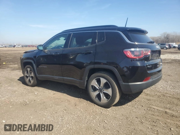 2017 Jeep Compass Latitude with VIN 3C4NJDBB3HT651453, listed as a Copart auction lot 48102715 with 69,410 mi miles and Salvage Title. Bid and sale history available at carsss.com. Image 2.