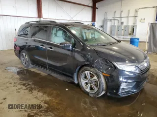 2020 Honda Odyssey Touring with VIN 5FNRL6H87LB006802, listed as a Copart auction lot 75322104 with 49,309 mi miles and Salvage Title. Bid and sale history available at DreamBid. Image 4.