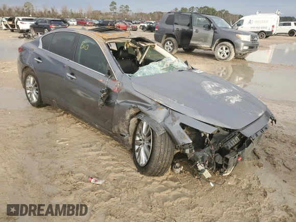 2018 Infiniti Q50 Sport with VIN JN1EV7AP0JM350821, listed as a Copart auction lot 45234655 with Not Provided miles and Non Repairable. Bid and sale history available at carsss.com. Image 4.