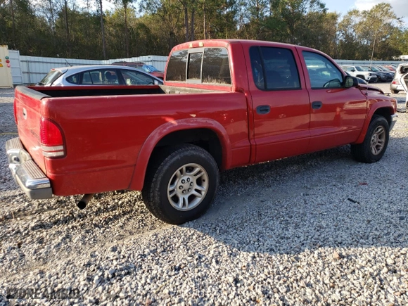 2004 Dodge Dakota SLT with VIN 1D7HL48K04S781707, listed as a Copart auction lot 74326284 with 190,531 mi miles and Clean Title. Bid and sale history available at carsss.com. Image 3.
