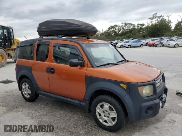 2007 Honda Element with VIN 5J6YH27397L003554, listed as a Copart auction lot 75459714 with 195,762 mi miles and Salvage Title. Bid and sale history available at DreamBid. Image 4.