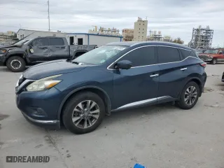2015 Nissan Murano SL with VIN 5N1AZ2MG6FN289499, listed as a Copart auction lot 88037545 with 170,337 mi miles and Salvage Title. Bid and sale history available at carsss.com. Image 1.