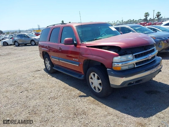 2001 Chevrolet Tahoe LT with VIN 1GNEC13T01R218517, listed as a IAAI auction lot 41979136 with 291,164 mi miles. Bid and sale history available at carsss.com. Image 1.
