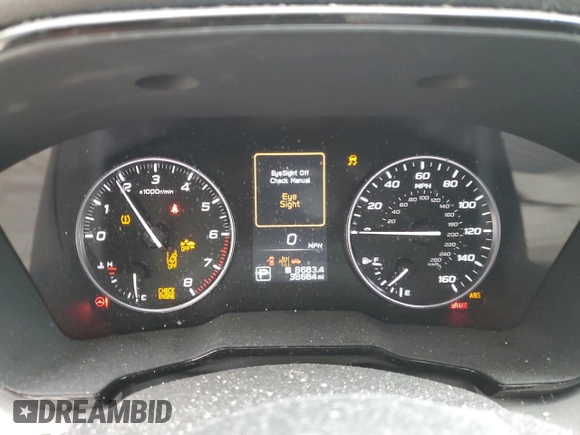 2024 Subaru Legacy Premium with VIN 4S3BWAD66R3006957, listed as a Copart auction lot 53783735 with 38,684 mi miles and Salvage title. Bid and sale history available at DreamBid. Image 9.