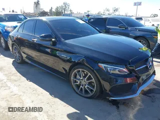 2018 Mercedes-Benz C 43 AMG with VIN 55SWF6EB8JU255227, listed as a IAAI auction lot 41383166 with 65,402 mi miles and . Bid and sale history available at carsss.com. Image 1.