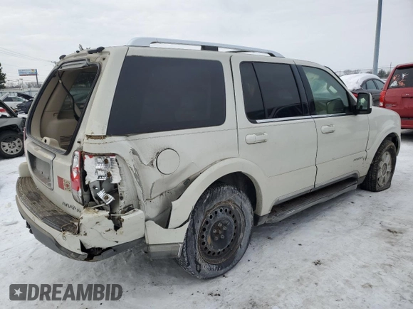 2004 Lincoln Aviator Luxury with VIN 5LMEU88H04ZJ25027, listed as a Copart auction lot 87581655 with 217,485 mi miles and Salvage Title. Bid and sale history available at DreamBid. Image 3.