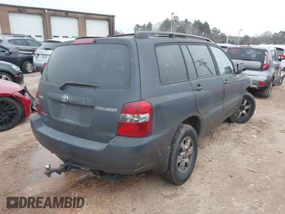 2005 Toyota Highlander z VIN JTEEP21A850101634, wystawiony jako IAAI lot #41301179 z przebiegiem 266 938 mil mil oraz . Historia ofert i sprzedaży dostępna na DreamBid. Obrazek 4.