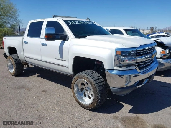 2017 Chevrolet Silverado 1500 LTZ with VIN 3GCUKSEJ1HG352553, listed as a IAAI auction lot 41852204 with 87,883 mi miles. Bid and sale history available at carsss.com. Image 1.
