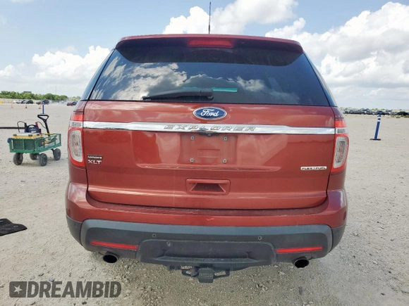2014 Ford Explorer XLT with VIN 1FM5K7D8XEGA07668, listed as a Copart auction lot 62013535 with 178,148 mi miles and Salvage title. Bid and sale history available at DreamBid. Image 6.