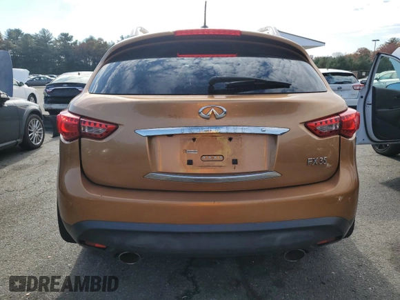 2009 Infiniti FX35 with VIN JNRAS18UX9M103086, listed as a Copart auction lot 77432314 with 0 mi miles and Salvage Title. Bid and sale history available at carsss.com. Image 6.