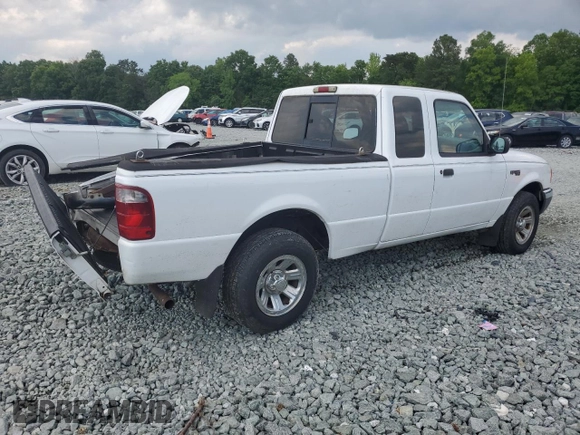 2002 Ford Ranger XL Fleet with VIN 1FTYR44U42TA55243, listed as a Copart auction lot 57310015 with 135,974 mi miles and Salvage title. Bid and sale history available at DreamBid. Image 3.