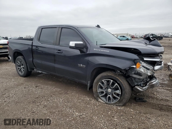 2023 Chevrolet Silverado 1500 LT with VIN 2GCPACED1P1108361, listed as a Copart auction lot 45229905 with 29,219 mi miles and Salvage Title. Bid and sale history available at DreamBid. Image 4.