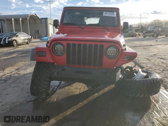 2006 Jeep Wrangler SE with VIN 1J4FA29136P756544, listed as a Copart auction lot 89125545 with 124,066 mi miles and Salvage Title. Bid and sale history available at carsss.com. Image 5.
