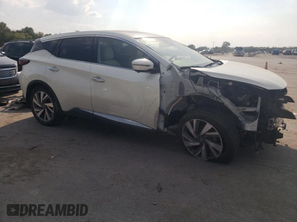 2021 Nissan Murano SL with VIN 5N1AZ2CS0MC127429, listed as a Copart auction lot 69502014 with 49,833 mi miles and Clean Title. Bid and sale history available at DreamBid. Image 4.