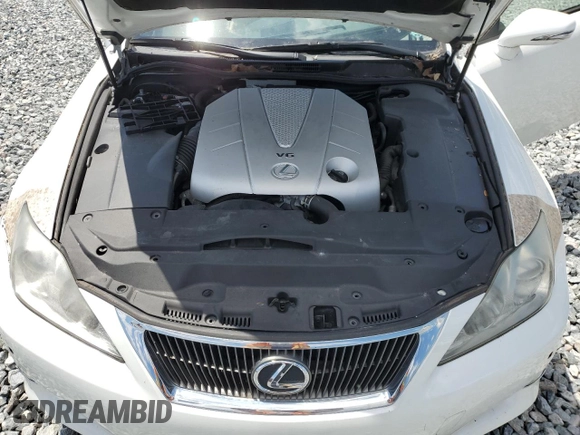 2010 Lexus IS with VIN JTHFE2C29A2504653, listed as a Copart auction lot 53067815 with Not Provided miles and Salvage Title. Bid and sale history available at carsss.com. Image 11.