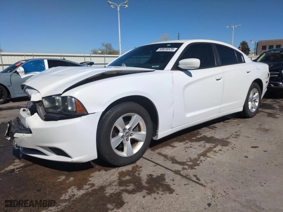 2014 Dodge Charger SE with VIN 2C3CDXBGXEH326447, listed as a Copart auction lot 50826525 with 142,747 mi miles and Salvage Title. Bid and sale history available at carsss.com. Image 1.