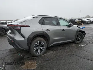 2024 Toyota bZ4X XLE with VIN JTMABACA2RA080949, listed as a Copart auction lot 53842705 with 4,348 mi miles and Salvage title. Bid and sale history available at DreamBid. Image 3.