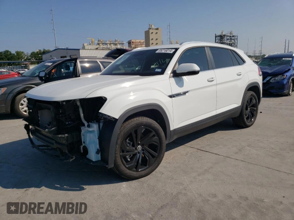 2023 Volkswagen Atlas SE with VIN 1V2JE2CA9PC222811, listed as a Copart auction lot 65216014 with 16,160 mi miles and Salvage title. Bid and sale history available at DreamBid. Image 1.
