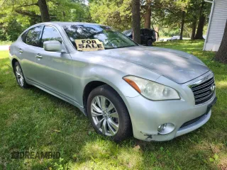 2012 Infiniti M with VIN JN1BY1AR6CM394673, listed as a Copart auction lot 64159875 with 209,604 mi miles and Clean title. Bid and sale history available at DreamBid. Image 1.