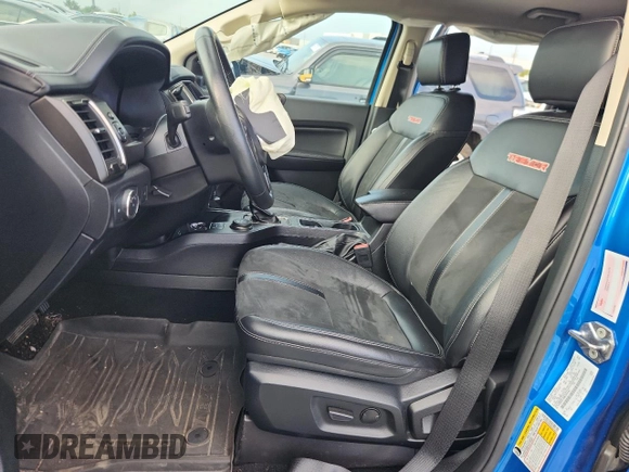 2021 Ford Ranger XL with VIN 1FTER4FH5MLD91666, listed as a Copart auction lot 60863295 with 38,999 mi miles and Non repairable. Bid and sale history available at DreamBid. Image 7.
