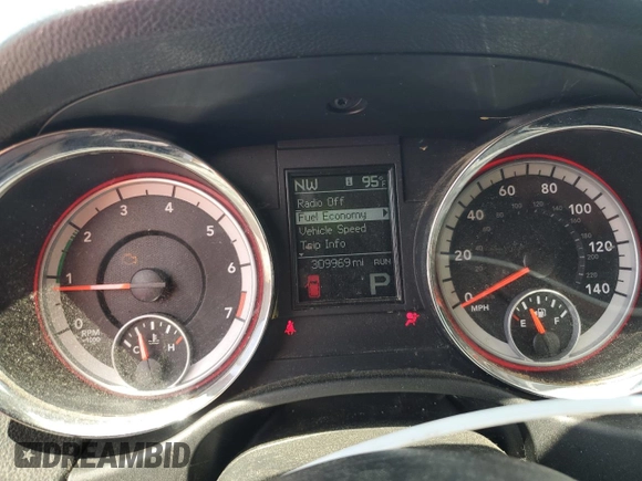 2012 Dodge Durango SXT with VIN 1C4RDHAG8CC206577, listed as a Copart auction lot 59617805 with 309,969 mi miles and Non repairable. Bid and sale history available at DreamBid. Image 9.