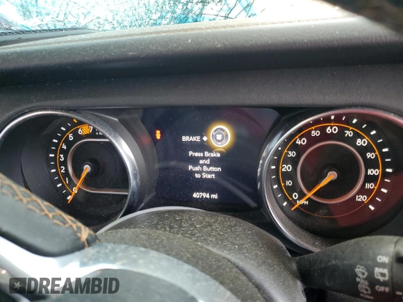 2022 Jeep Wrangler Unlimited Sahara with VIN 1C4HJXEN9NW190351, listed as a Copart auction lot 61091015 with 40,794 mi miles and Clean title. Bid and sale history available at DreamBid. Image 9.