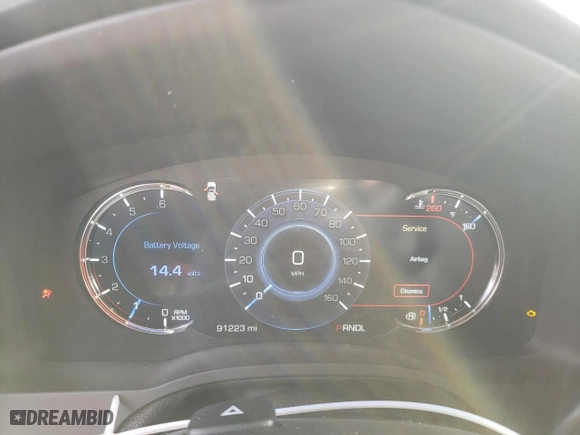 2017 Cadillac Escalade Platinum with VIN 1GYS4DKJ0HR271118, listed as a Copart auction lot 44752175 with 91,223 mi miles and Salvage Title. Bid and sale history available at carsss.com. Image 9.