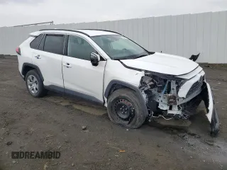 2021 Toyota RAV4 LE with VIN 2T3G1RFV0MW239133, listed as a Copart auction lot 46693685 with 64,964 mi miles and Salvage Title. Bid and sale history available at carsss.com. Image 4.