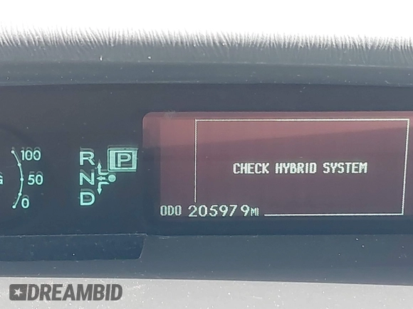 2011 Toyota Prius I with VIN JTDKN3DU0B1384416, listed as a IAAI auction lot 41857530 with 205,979 mi miles. Bid and sale history available at carsss.com. Image 15.