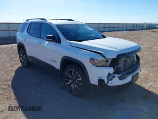 2021 GMC Acadia SLT with VIN 1GKKNMLS8MZ120245, listed as a IAAI auction lot 41170043 with 83,890 mi miles. Bid and sale history available at carsss.com. Image 1.