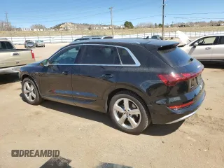2019 Audi e-tron Premium Plus with VIN WA1LABGE6KB014901, listed as a Copart auction lot 50910225 with 46,322 mi miles and Salvage title. Bid and sale history available at DreamBid. Image 2.