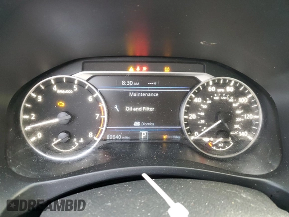 2019 Nissan Altima SV z VIN 1N4BL4DV2KC103781, wystawiony jako Copart lot #50294125 z przebiegiem 89 640 mil mil oraz Nie do naprawy • Non repairable. Historia ofert i sprzedaży dostępna na DreamBid. Obrazek 9.