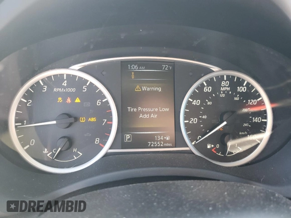 2018 Nissan Sentra SV with VIN 3N1AB7AP4JL646698, listed as a Copart auction lot 55246185 with 72,552 mi miles and Clean Title. Bid and sale history available at carsss.com. Image 9.