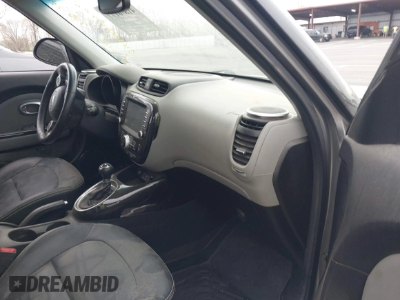 2016 Kia Soul + with VIN KNDJP3A50G7257303, listed as a IAAI auction lot 41878177 with 66,483 mi miles. Bid and sale history available at carsss.com. Image 5.