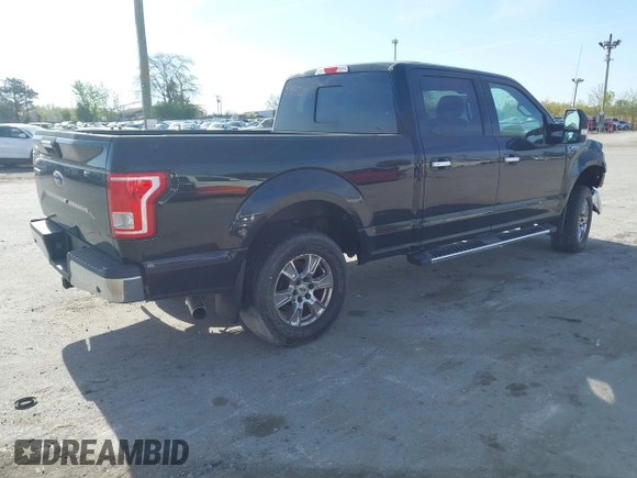 2017 Ford F-150 XL with VIN 1FTFW1EF9HFC67545, listed as a IAAI auction lot 41950482 with 120,222 mi miles and . Bid and sale history available at DreamBid. Image 4.