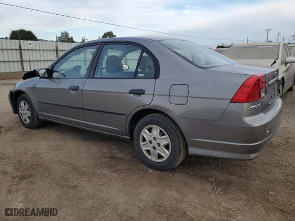 2005 Honda Civic Sdn VP with VIN 2HGES16305H583102, listed as a Copart auction lot 47491885 with 93,711 mi miles and Salvage Title. Bid and sale history available at carsss.com. Image 2.